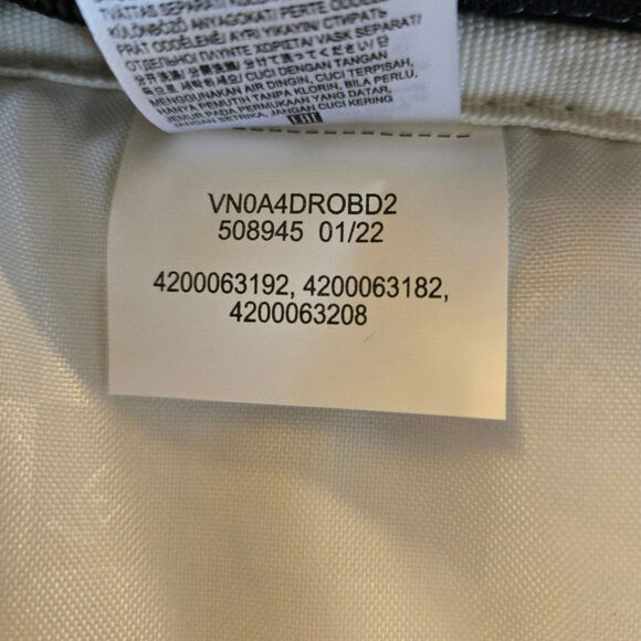 Vans Small Backpack Blue White Checkered Peace Sign NWOT - Picture 8 of 11